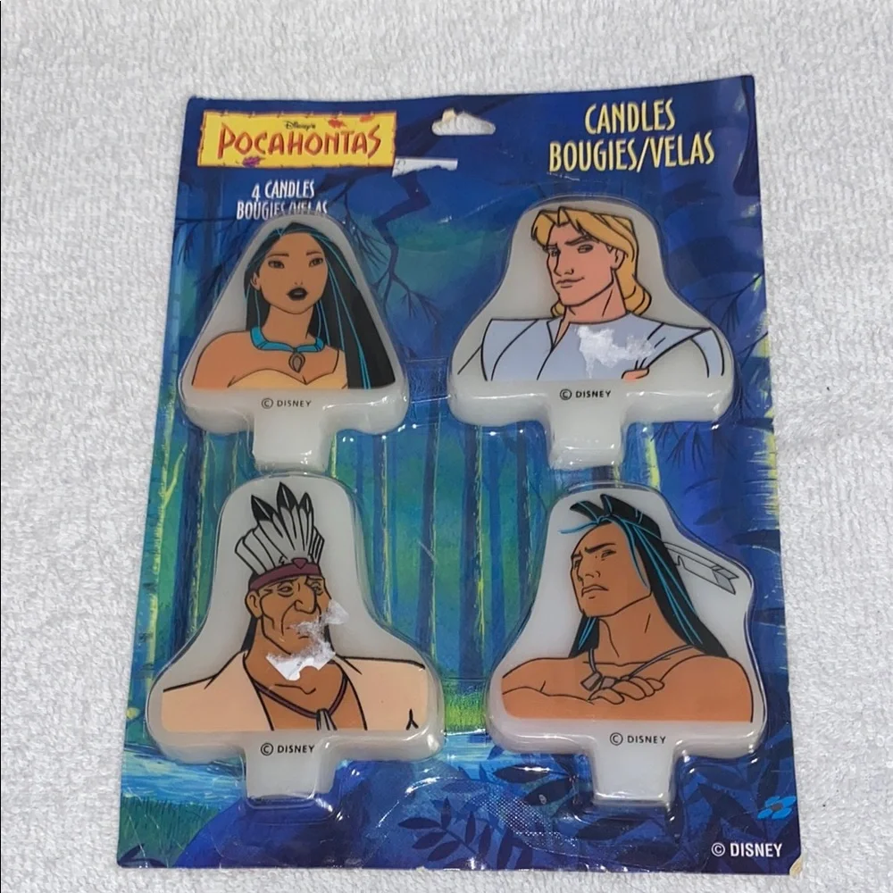 Disney Pocahontas birthday candles, NIB